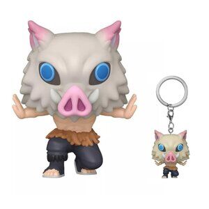 NEW Demon Slayer TargetCon Inosuke Hashibira Funko Pop Figure #1261 &  Pocket